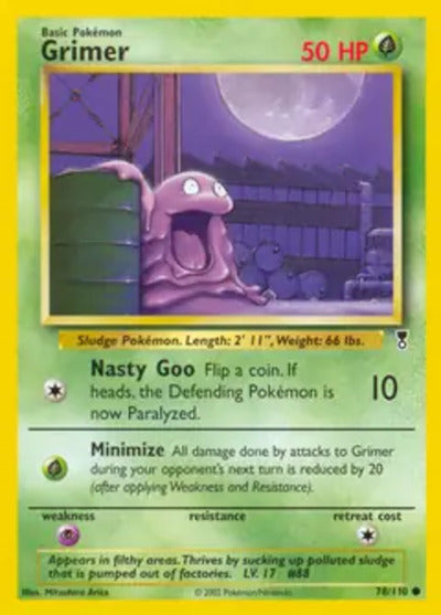 Grimer 078/110 Unlimited Legendary Collection