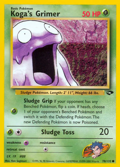 Koga's Grimer 078/132 Unlimited Gym Challenge