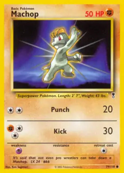 Machop 079/110 Unlimited Legendary Collection