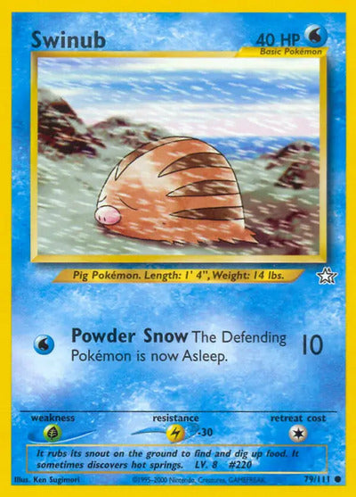 Swinub 079/111 Unlimited Neo Genesis
