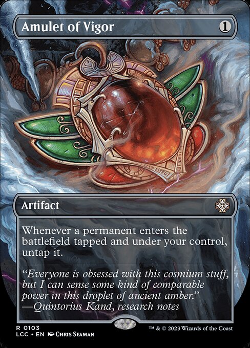 LCC: Amulet of Vigor (Borderless) (Foil)