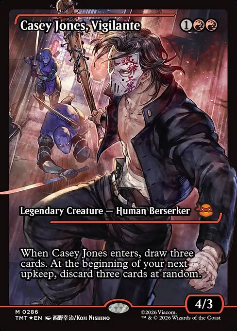 TMT: Casey Jones, Vigilante (0286) (Showcase) (Foil)