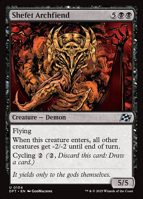 DFT: Shefet Archfiend (Foil)