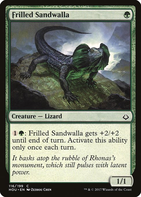 HOU: Frilled Sandwalla (Foil)
