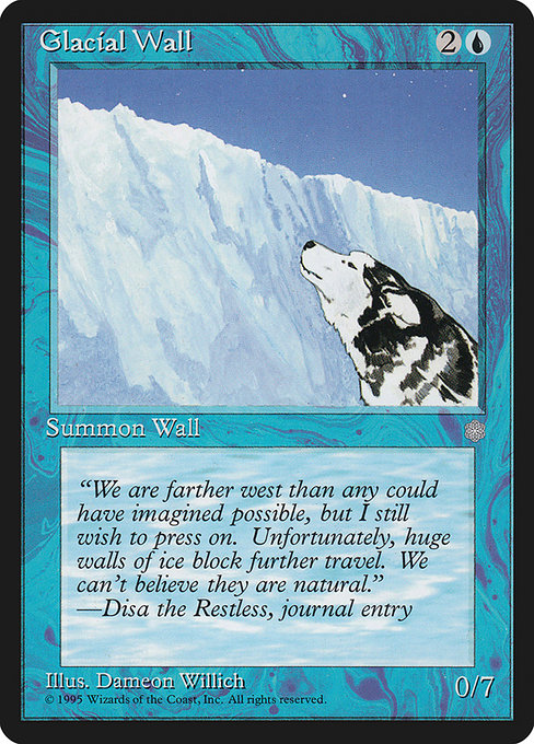 ICE: Glacial Wall