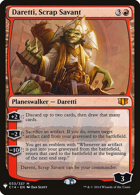 PLST: Daretti, Scrap Savant (C14)