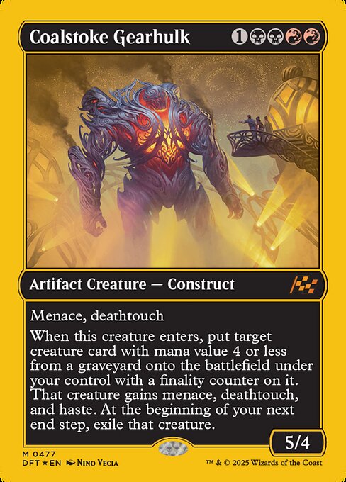 DFT: Coalstoke Gearhulk (First-Place Foil)