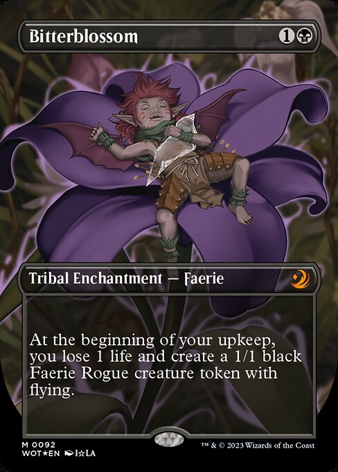 WOT: Bitterblossom (Anime Borderless) (Confetti Foil)