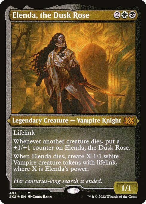 2X2: Elenda, the Dusk Rose (Foil Etched)