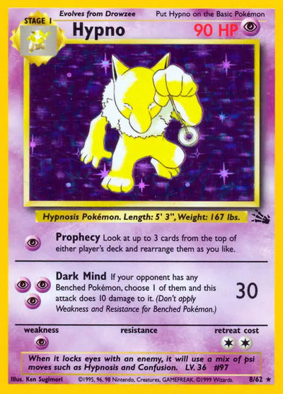 Hypno (8) 08/62 Unlimited Fossil