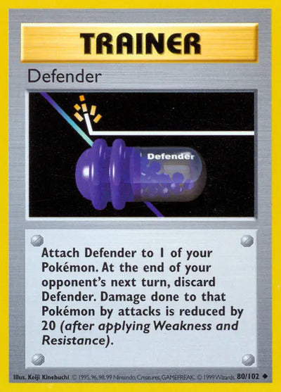 Defender 080/102 Unlimited Base Set Shadowless