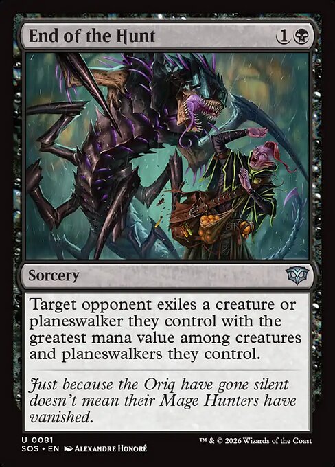 SOS: End of the Hunt (Foil)