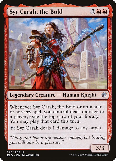 ELD: Syr Carah, the Bold (Foil)