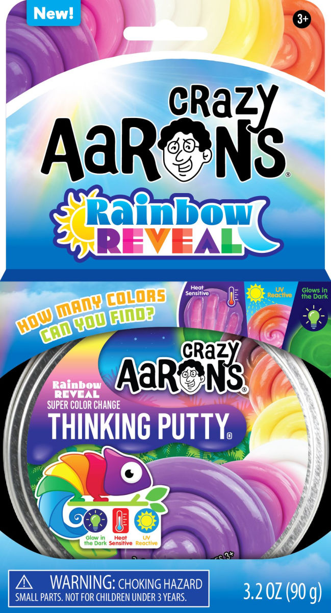 Crazy Aaron's Thinking Putty - Rainbow Reveal