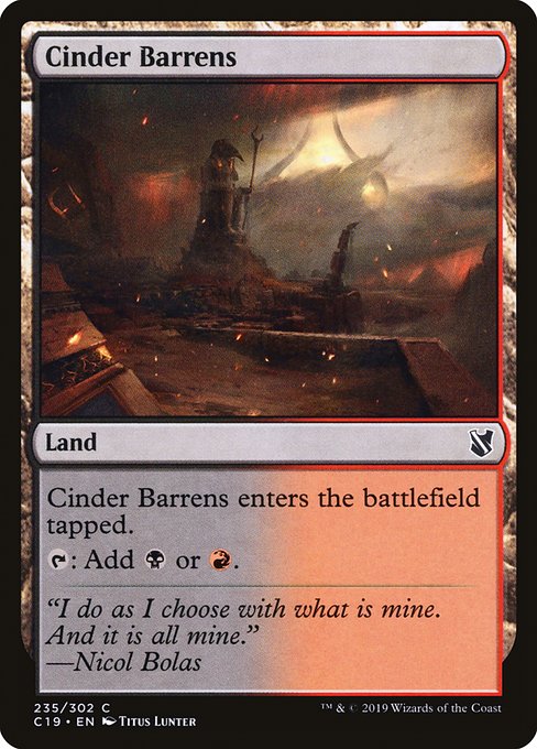 C19: Cinder Barrens