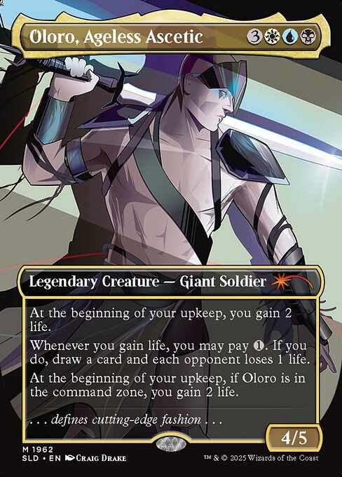 SLD: Oloro, Ageless Ascetic (Rainbow Foil)