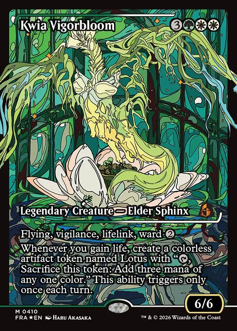 FRA: Kwia Vigorbloom (Showcase) (0410) (Foil)