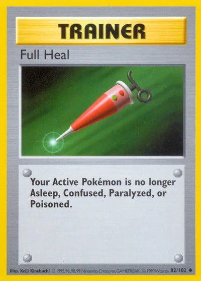 Full Heal 082/102 Unlimited Base Set Shadowless