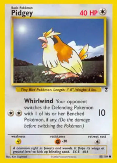 Pidgey 085/110 Unlimited Legendary Collection