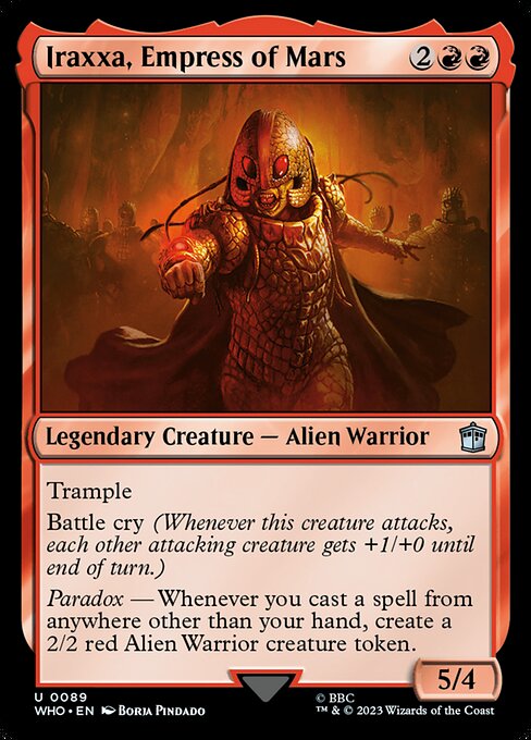 WHO: Iraxxa, Empress of Mars