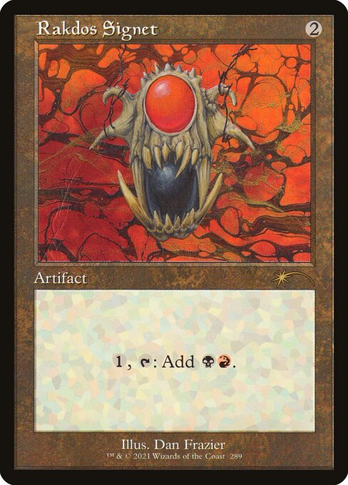 SLD: Rakdos Signet (Foil Etched)