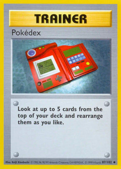 Pokedex 087/102 Unlimited Base Set Shadowless