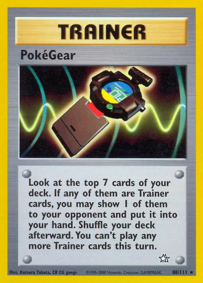 PokeGear 088/111 Unlimited Neo Genesis