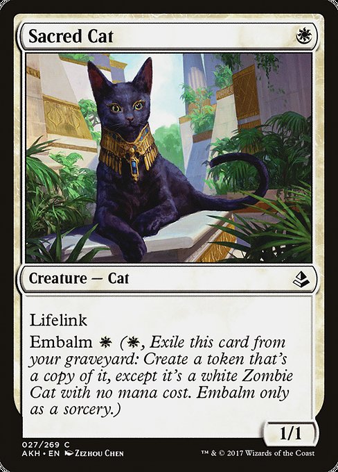 AKH: Sacred Cat (Foil)