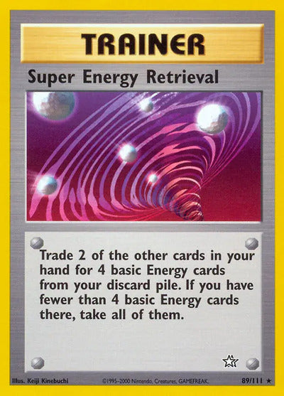 Super Energy Retrieval 089/111 Unlimited Neo Genesis