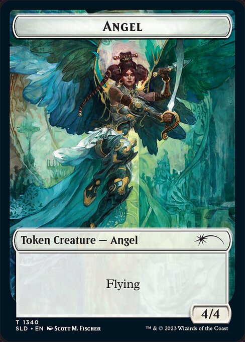 Angel (SLD) // Soldier (GRN) Double-sided Token
