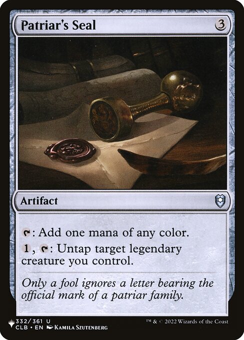 PLST: Patriar's Seal