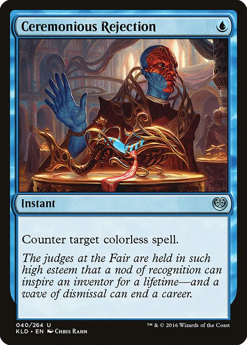 KLD: Ceremonious Rejection