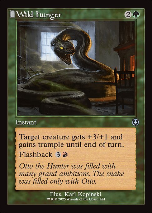 INR: Wild Hunger (Retro Frame) (Foil)