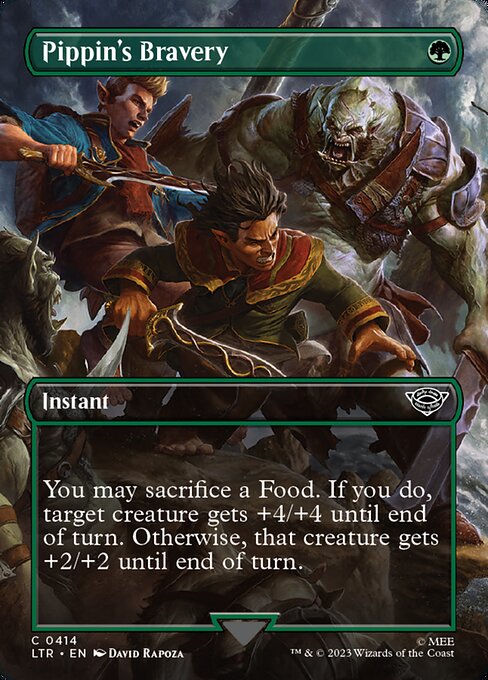 LTR: Pippin's Bravery (Borderless) (Foil)