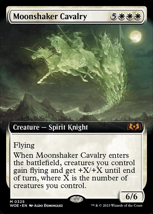 WOE: Moonshaker Cavalry (Extended Art) (Foil)