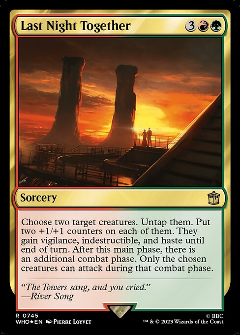 WHO: Last Night Together (Surge Foil)