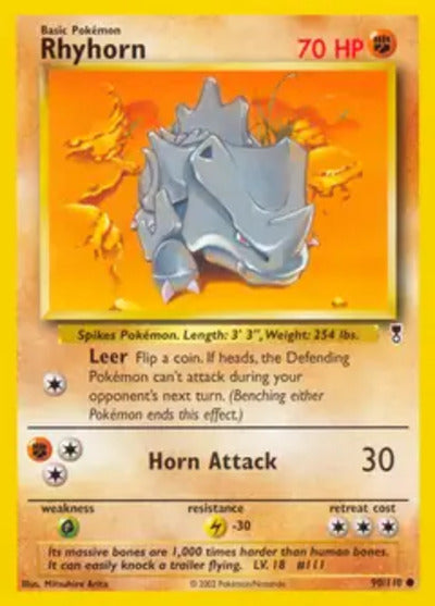 Rhyhorn 090/110 Unlimited Legendary Collection