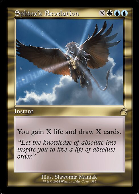 RVR: Sphinx's Revelation (Retro Frame) (Foil)