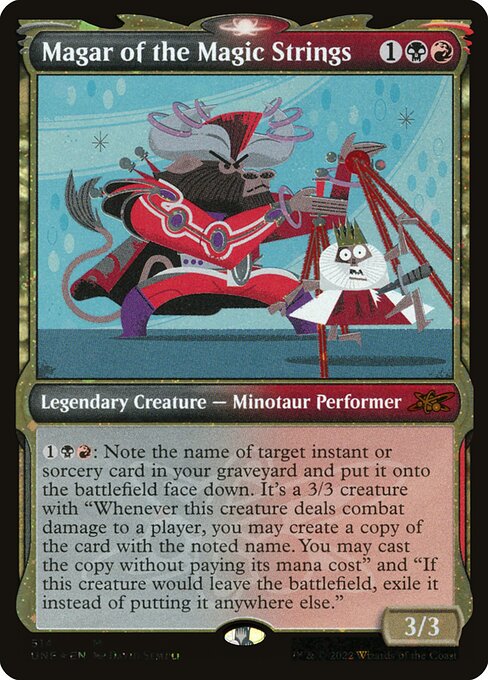 UNF: Magar of the Magic Strings (Showcase) (Galaxy Foil)