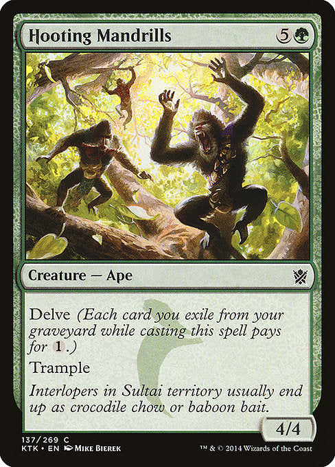 KTK: Hooting Mandrills (Foil)