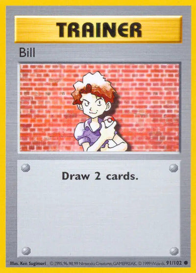 Bill 091/102 Unlimited Base Set Shadowless