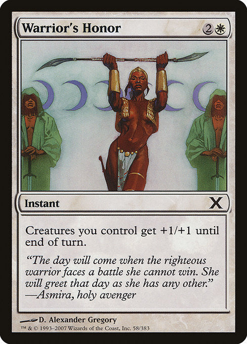 10E: Warrior's Honor (Foil)