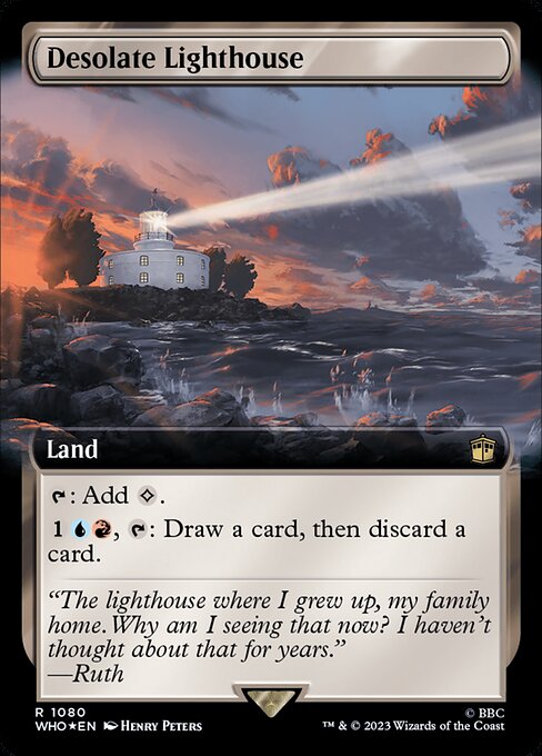 WHO: Desolate Lighthouse (Extended Art) (Surge Foil)