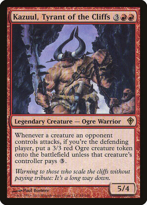WWK: Kazuul, Tyrant of the Cliffs (Foil)