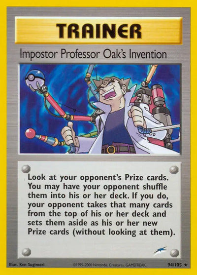 Impostor Professor Oak's Invention 094/105 Unlimited Neo Destiny