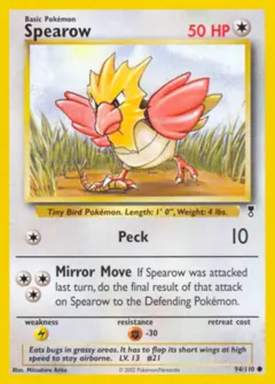 Spearow 094/110 Unlimited Legendary Collection