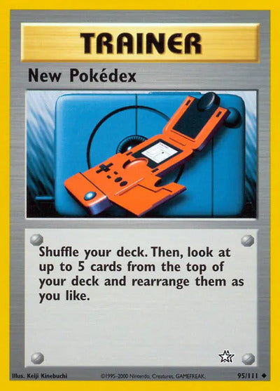 New Pokedex 095/111 Unlimited Neo Genesis