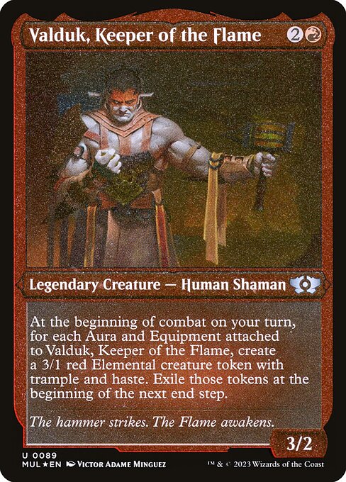 MUL: Valduk, Keeper of the Flame (Foil Etched)