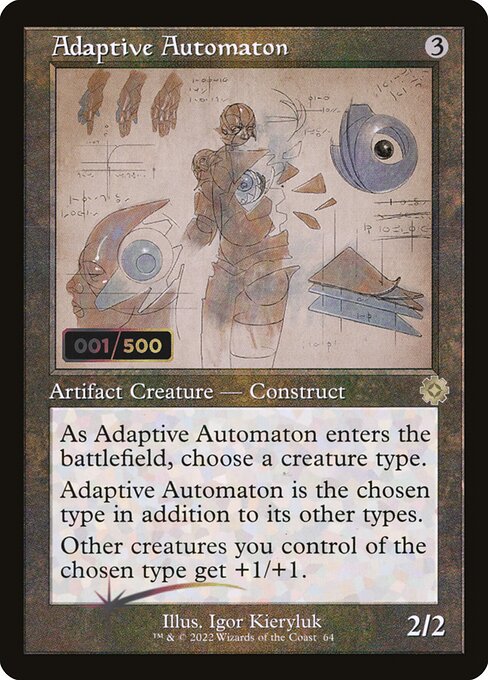 BRR: Adaptive Automaton (Schematic) (Serial Numbered) (Foil)
