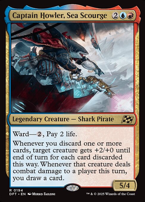 DFT: Captain Howler, Sea Scourge (Foil)